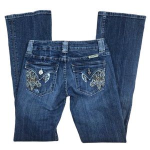 MISS ME Embellished Pocket Bootcut Jeans